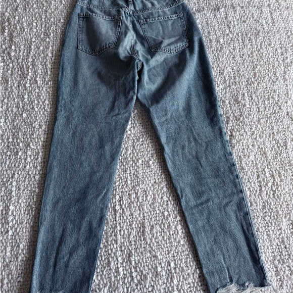 Garage Blue Skinny Jeans with Seam Detailing - Picture 2 of 3